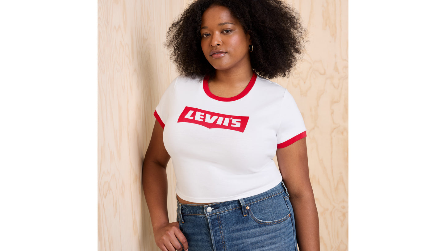 Beyoncé X Levi’s® Graphic Essential Sporty Ringer Tee