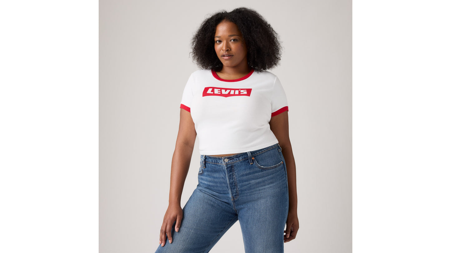 Beyoncé X Levi’s® Graphic Essential Sporty Ringer Tee