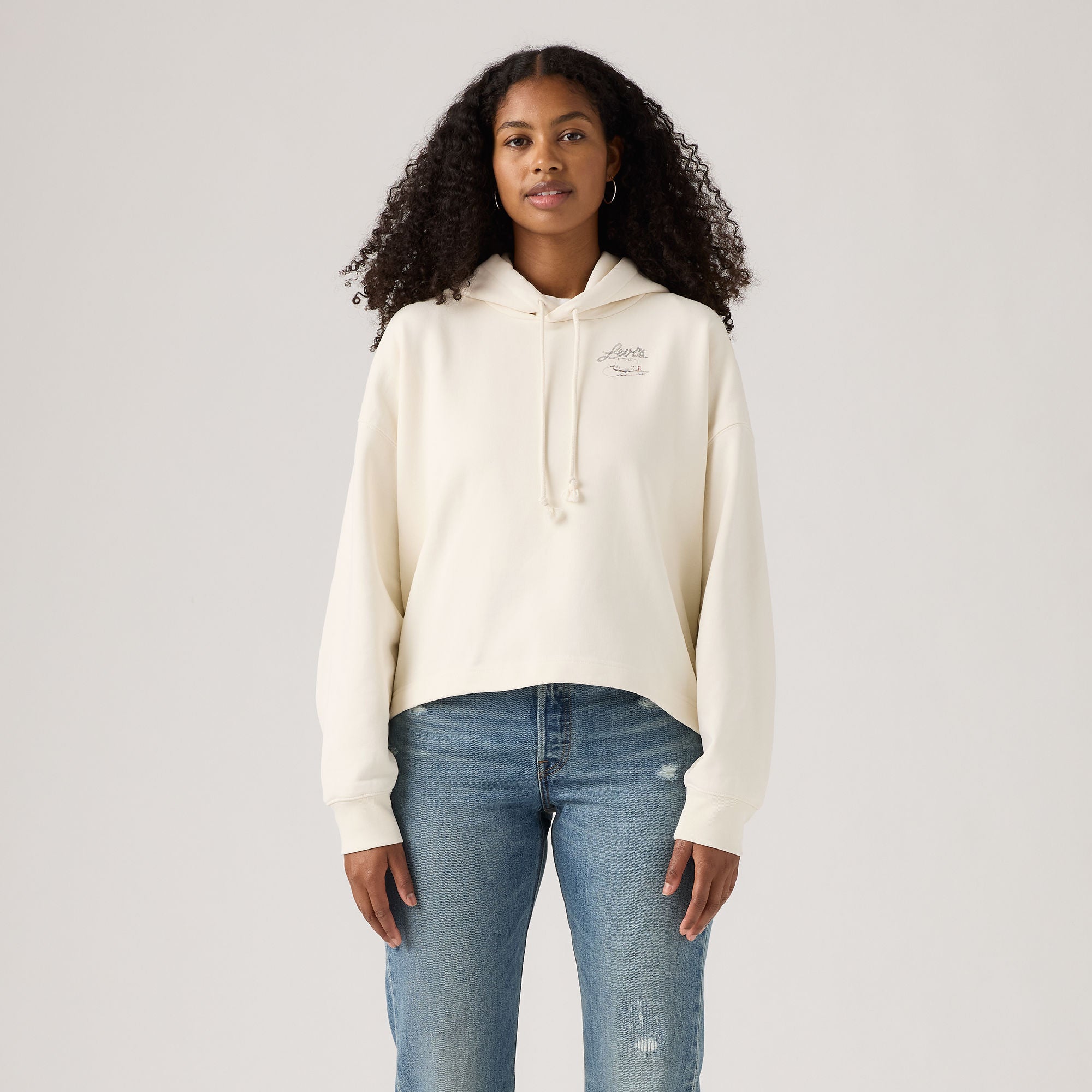 Cropped Hoodie Hoodie Levis Damen Ladies Levis Hoodie Outlet