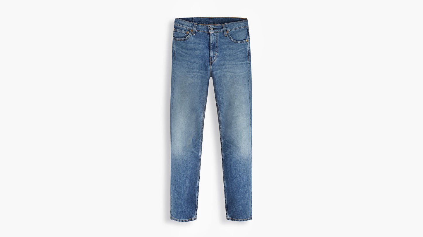 Levi’s 511 Slim Jeans in medium blue with faded thighs and five-pocket styling