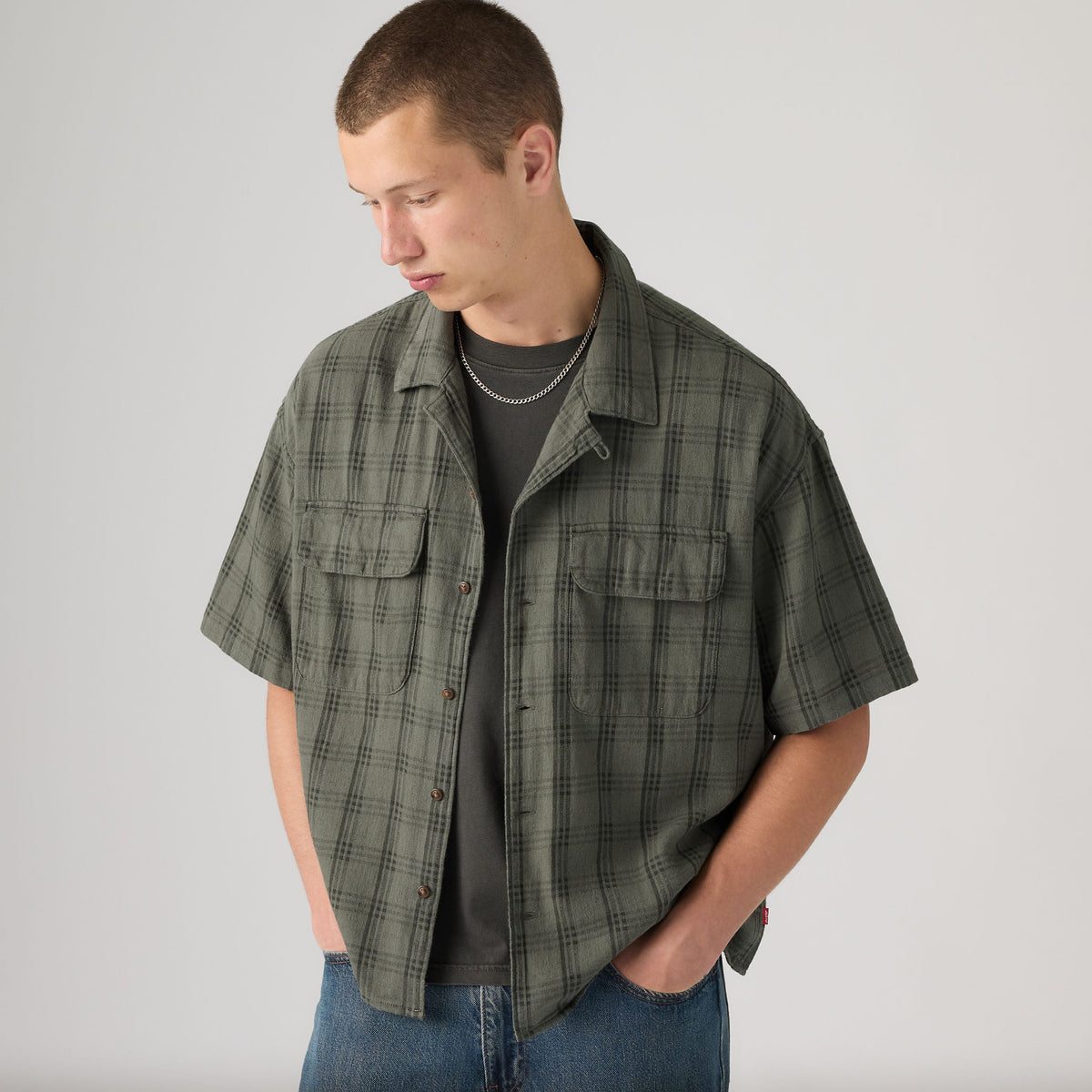 Levi's® Men's Boxy Utility Camp Shirt SCL