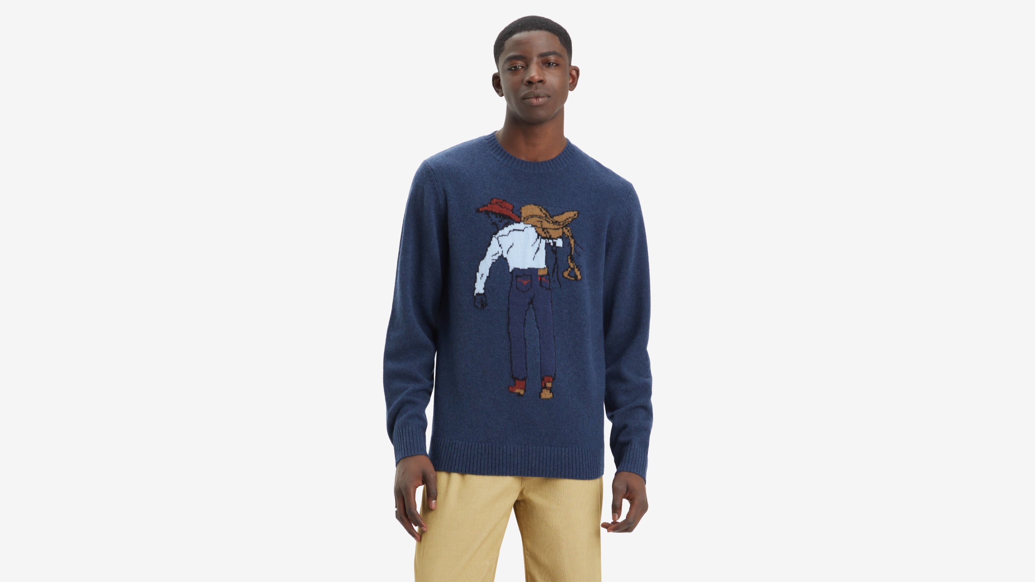 Levis sweater mens sale