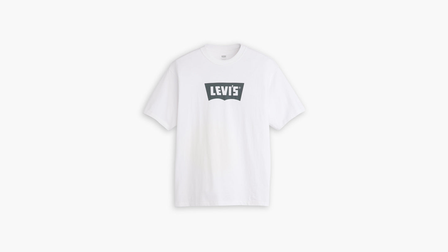 Levi's Men's Vintage Batwing Graphic T-Shirt in white, flat lay view
