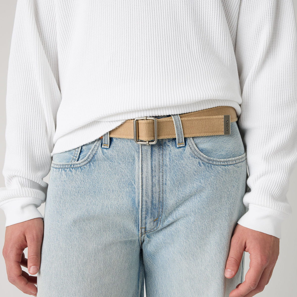 Levi's® Men's Washed Down Cotton Web Belt SCL