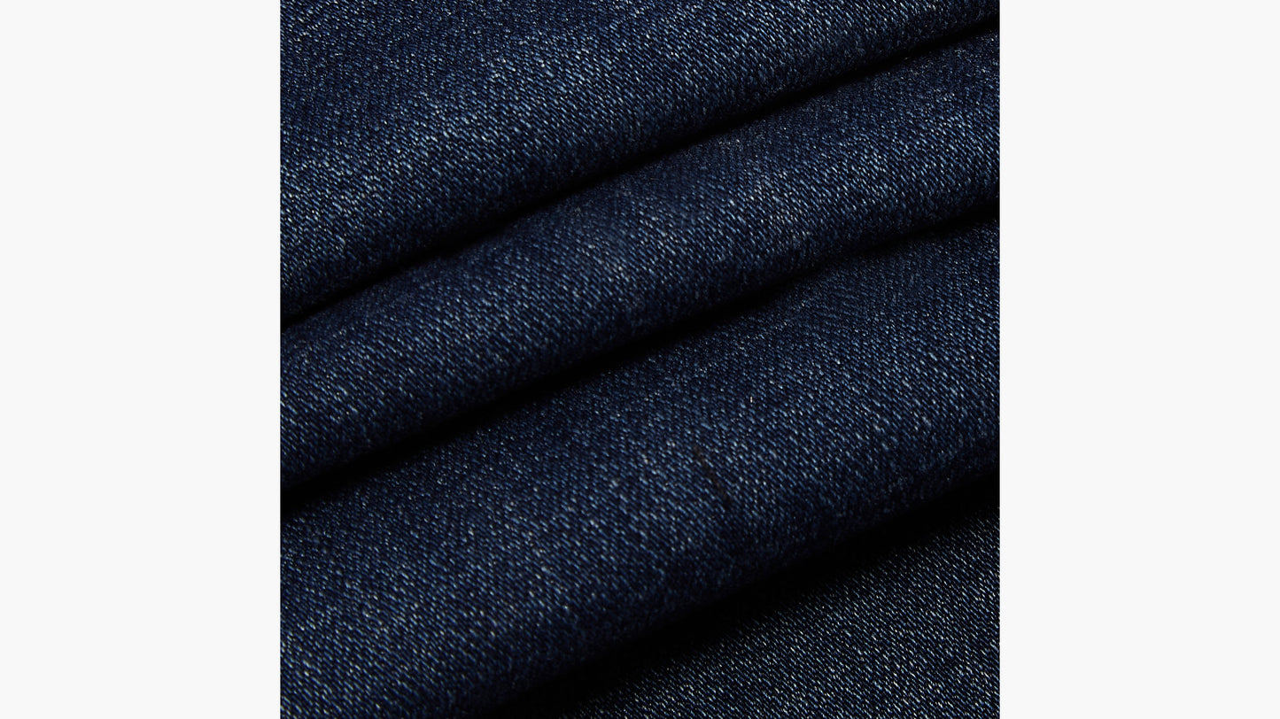 Levi’s stretch denim material in dark wash