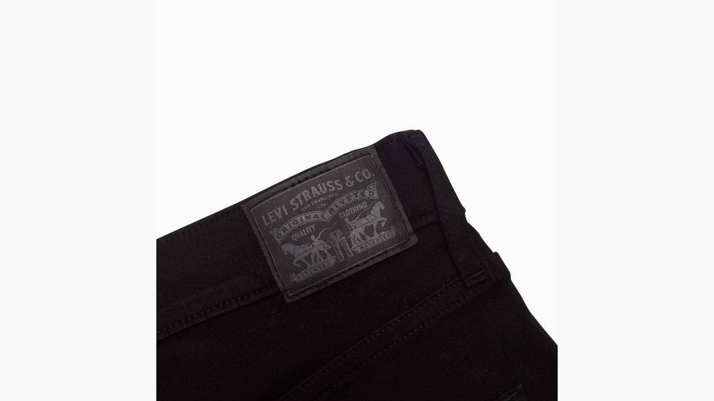 Black Levi's Women's 315 Shaping Bootcut Jeans, Detailed back view