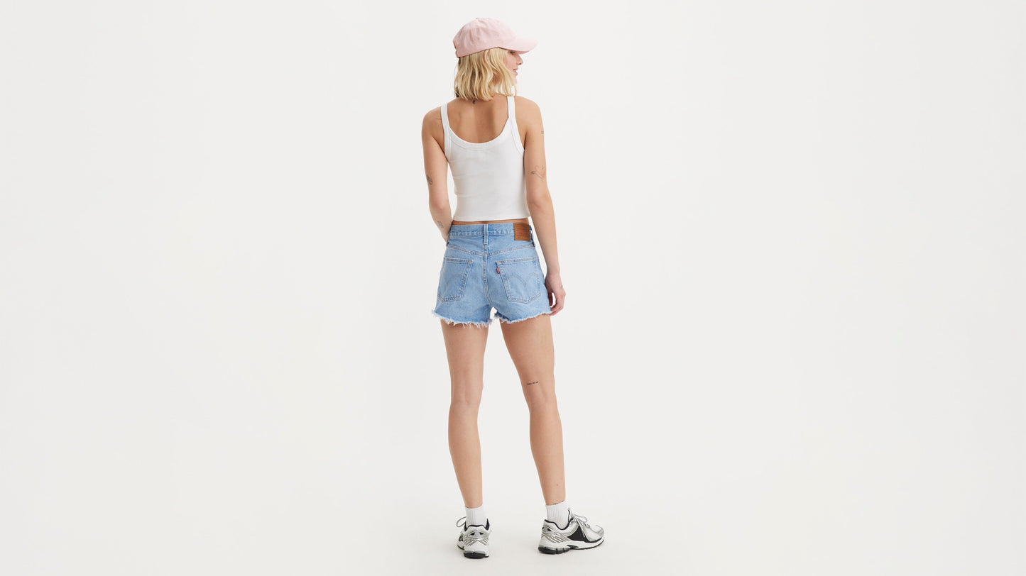 Levi’s Women’s 501 Original High-Rise Jean Shorts, Rear Profile