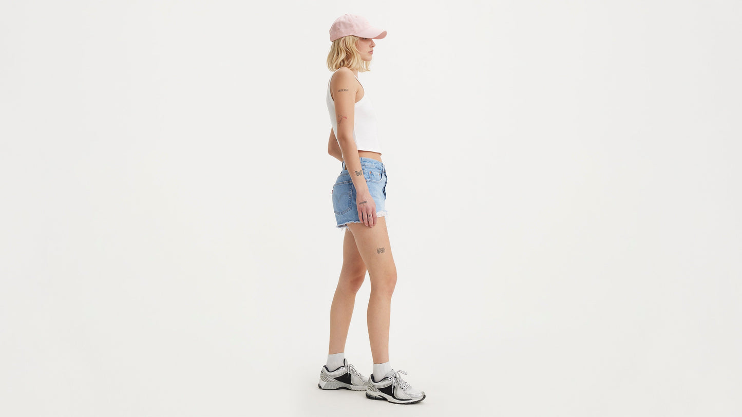 Levi’s Women’s 501 Original High-Rise Jean Shorts, Side View