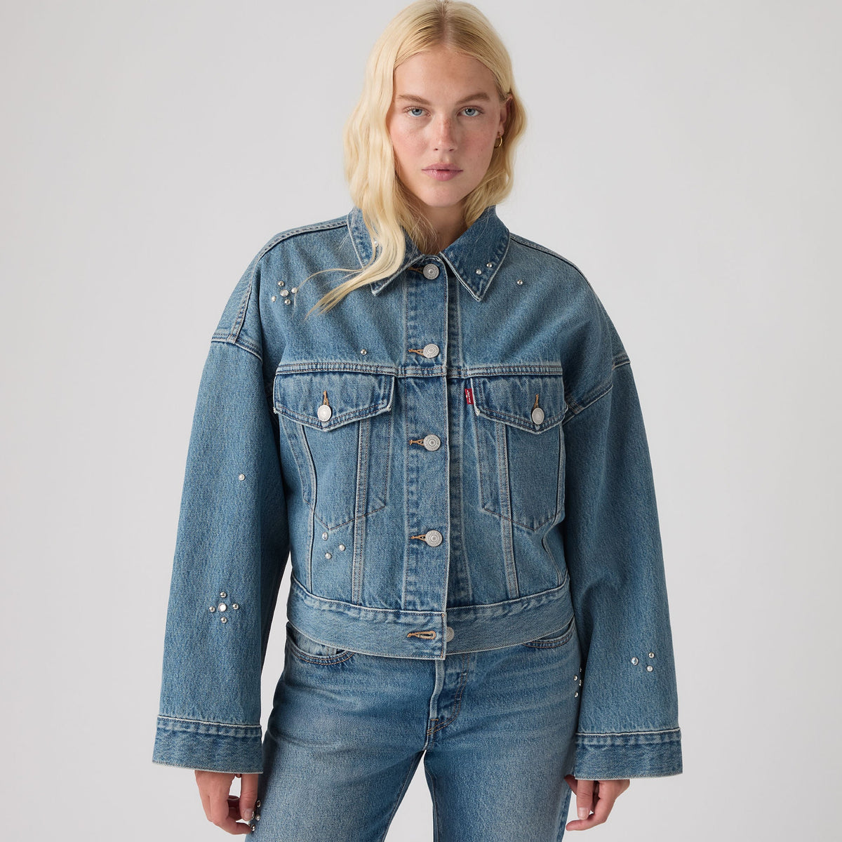 Levi's® Women's Loose Crop Trucker Jacket SCL