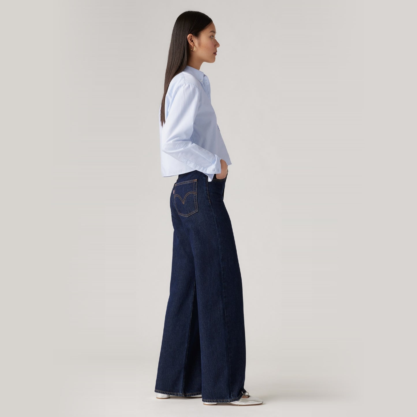 Levi’s® Women’s Ribcage Wide-Leg Jeans