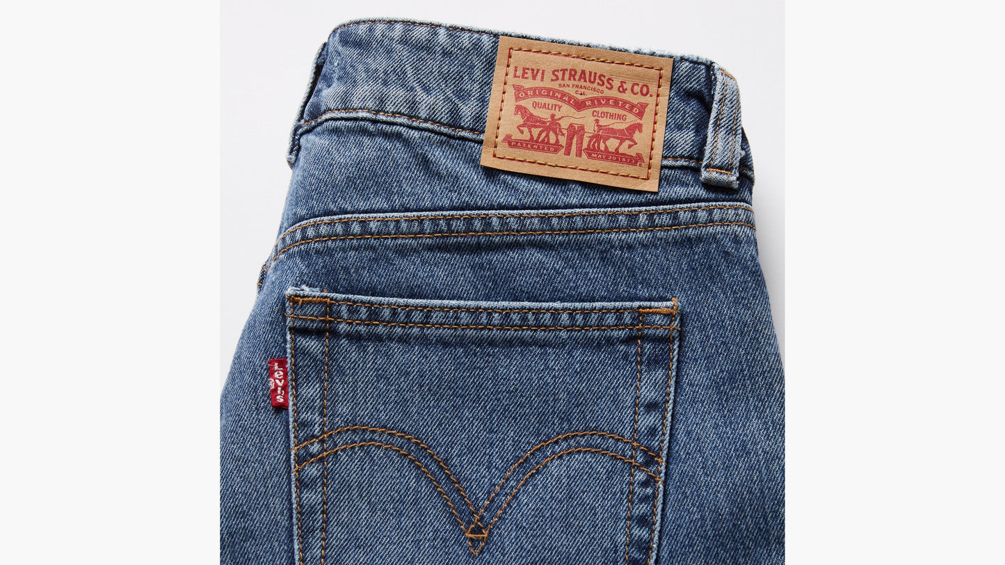 Side view of Levi’s Women’s Superlow Jeans, back pocket