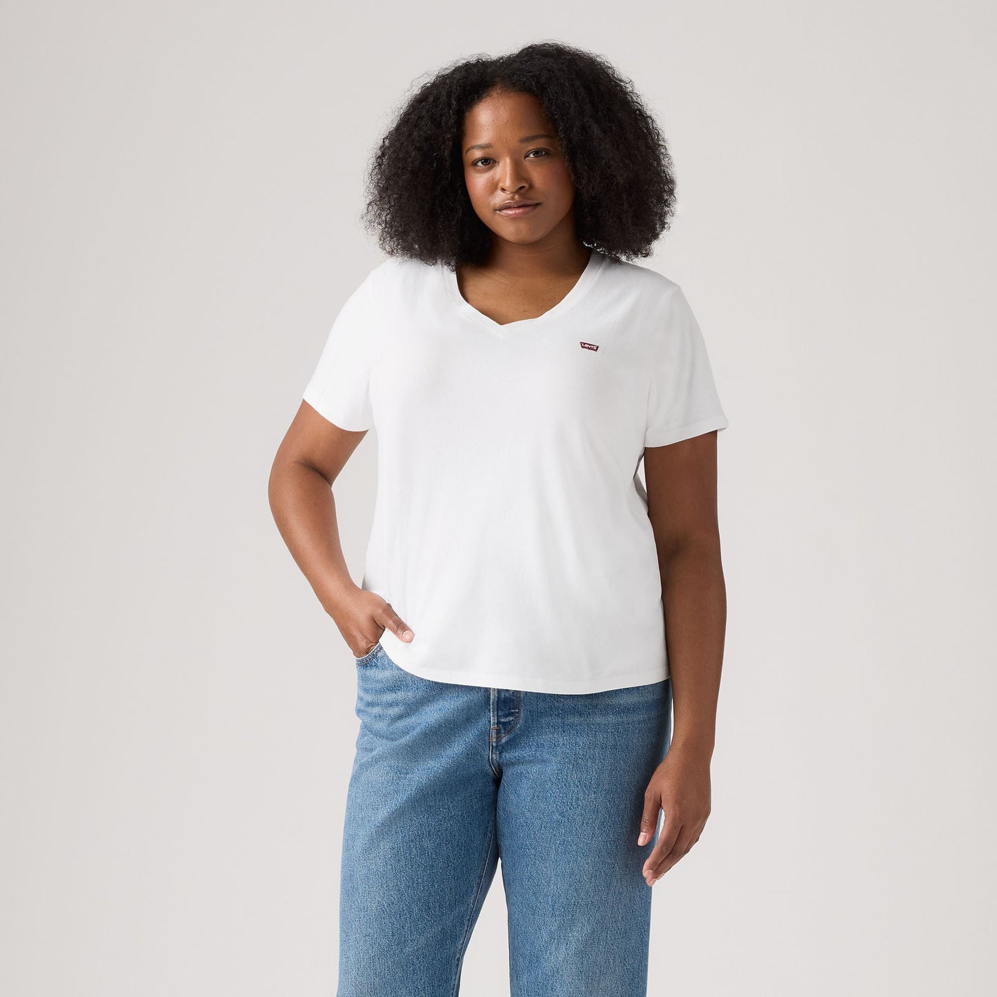 Levi's® Women's V-Neck T-Shirt (Plus Size)