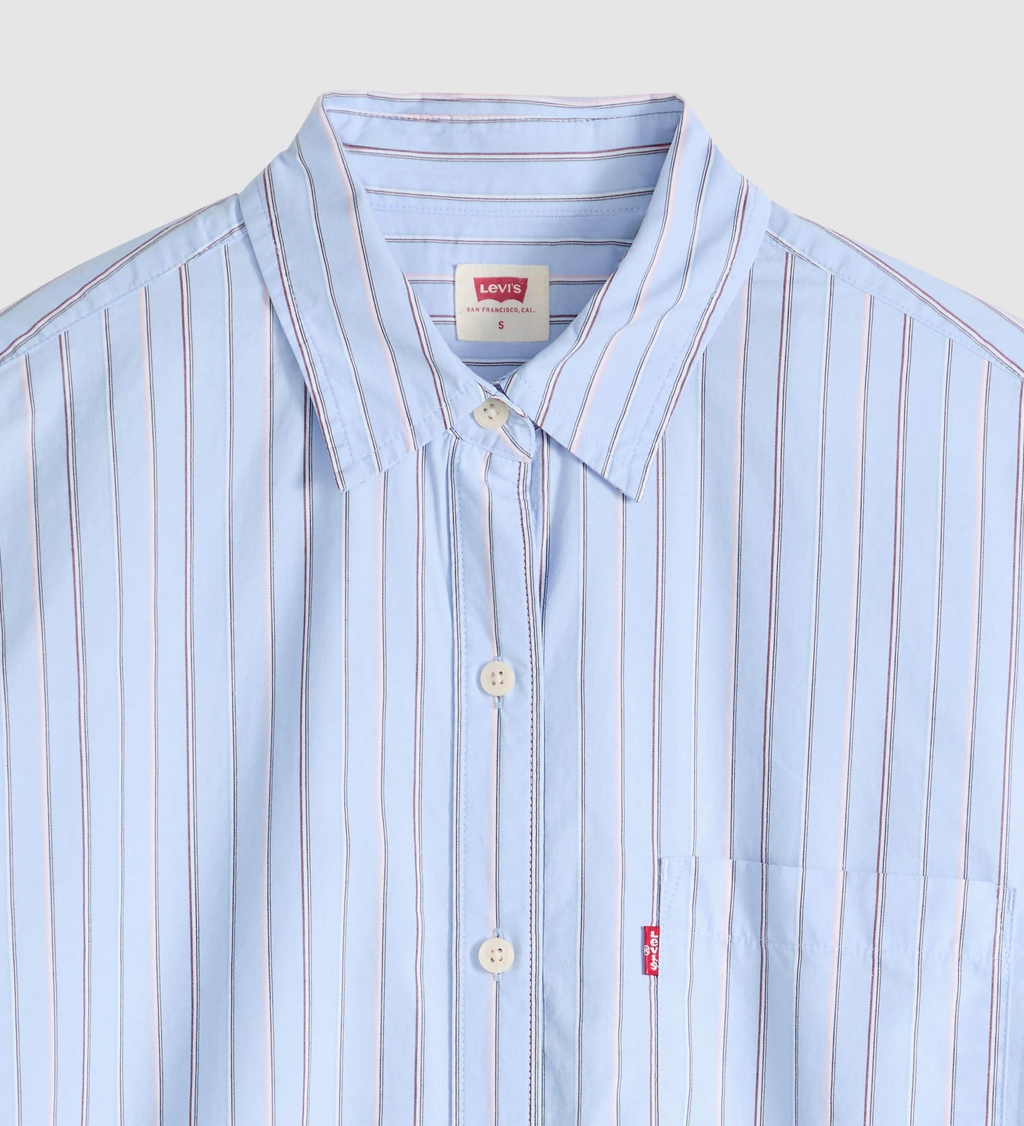 Main 6 - Levi's® Women's Harlie Boyfriend Shirt - 001HM0014