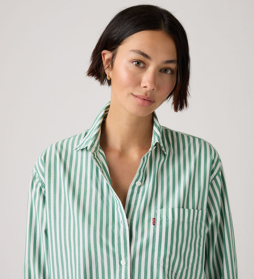 Main 4 - Levi's® Women's Harlie Boyfriend Shirt - 001HM0015