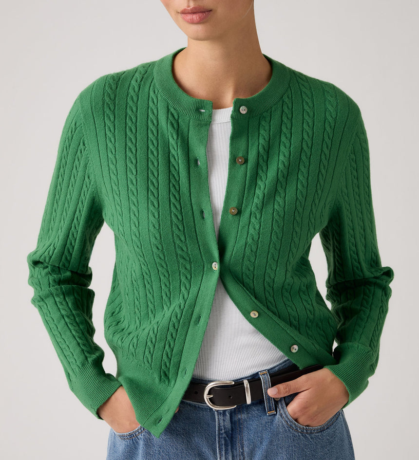 Main 4 - Levi's® Women's Supersoft Crewneck Cardigan - 0037P0017