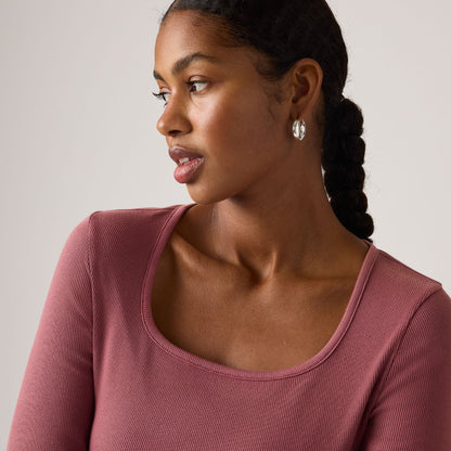 Thumbnail 4 - Levi's® Women's Essential Square Neck Long-Sleeve Tee - 005IO0008