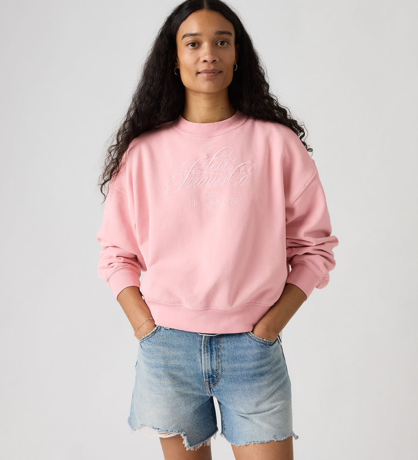 Main 3 - Levi's® Women's Graphic Vintage Boxy Sweatshirt - 005OZ0014