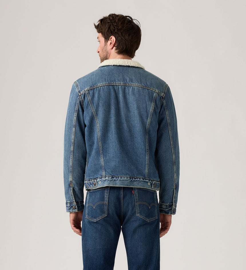 Main 2 - Levi's® Men's Type III Sherpa Trucker Jacket - 163650292