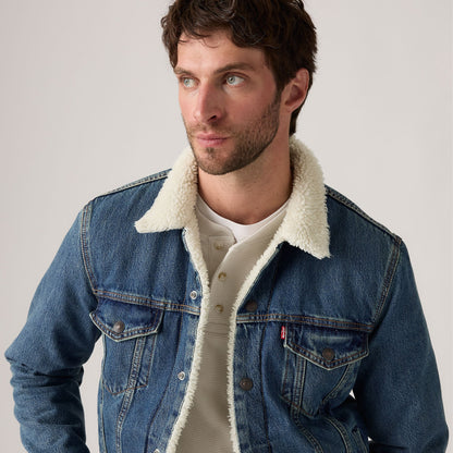 Thumbnail 4 - Levi's® Men's Type III Sherpa Trucker Jacket - 163650292
