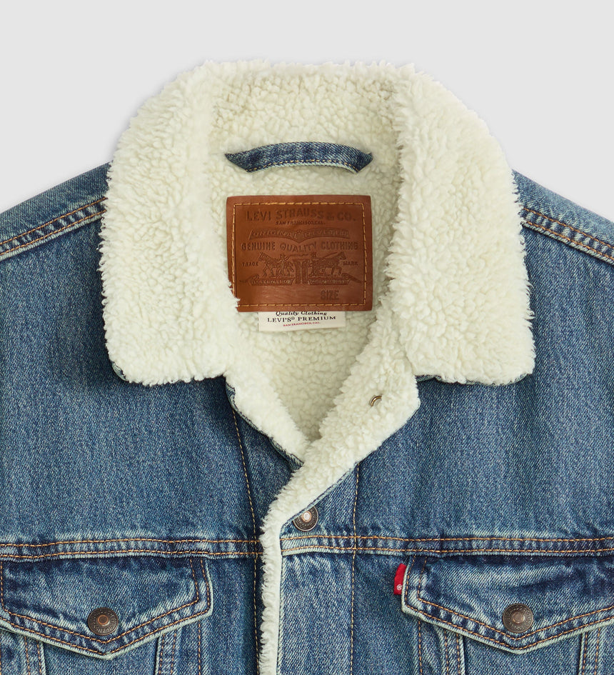 Main 6 - Levi's® Men's Type III Sherpa Trucker Jacket - 163650292