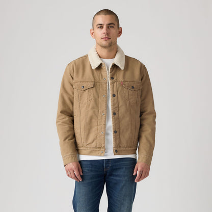 Thumbnail 1 - Levi's® Men's Type III Sherpa Trucker Jacket - 163650305