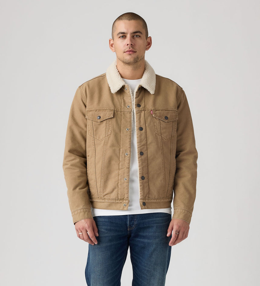 Main 1 - Levi's® Men's Type III Sherpa Trucker Jacket - 163650305