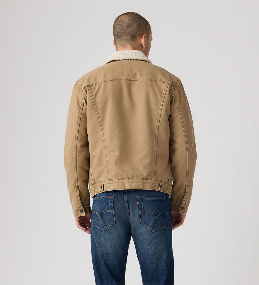 Main 2 - Levi's® Men's Type III Sherpa Trucker Jacket - 163650305