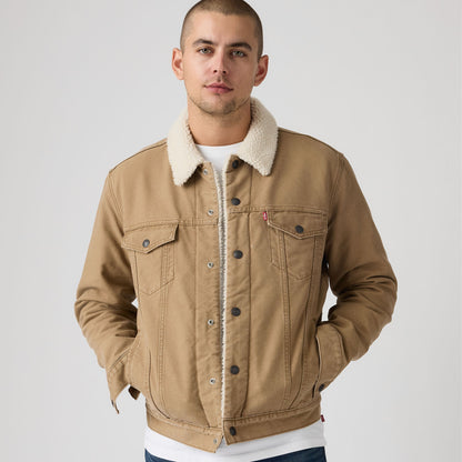 Thumbnail 3 - Levi's® Men's Type III Sherpa Trucker Jacket - 163650305