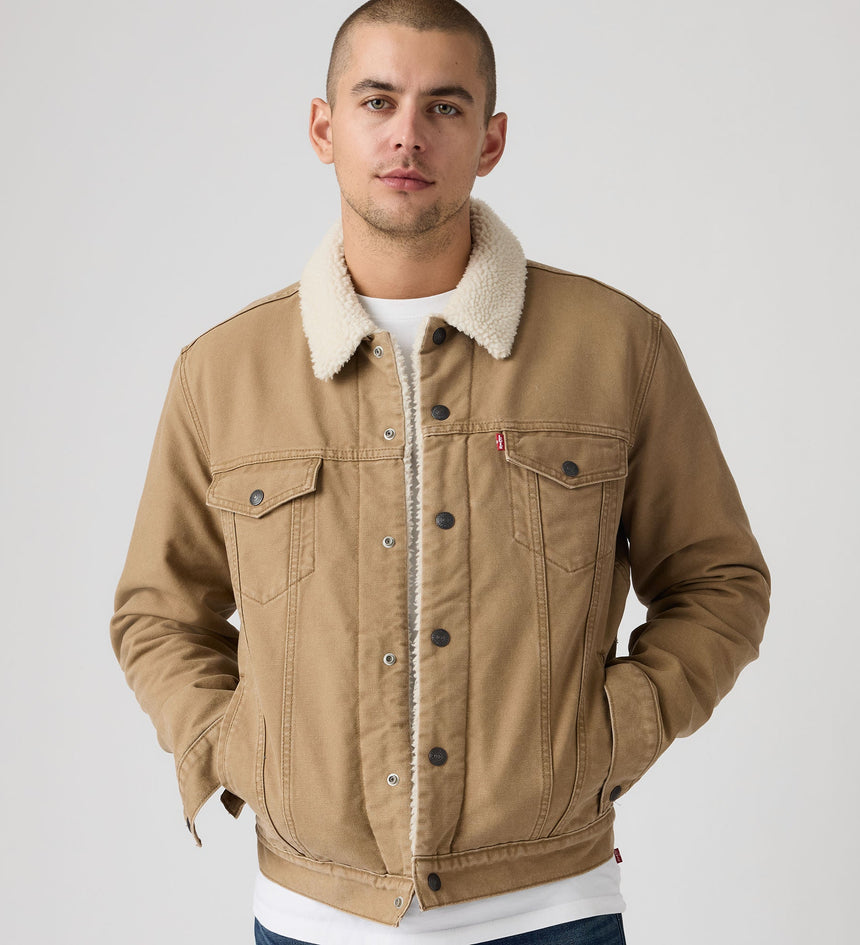 Main 3 - Levi's® Men's Type III Sherpa Trucker Jacket - 163650305