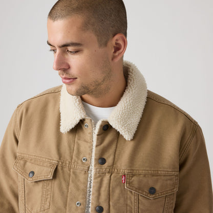 Thumbnail 4 - Levi's® Men's Type III Sherpa Trucker Jacket - 163650305
