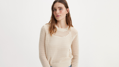 Levi's® Women's Superbloom Crochet Long-Sleeve Top