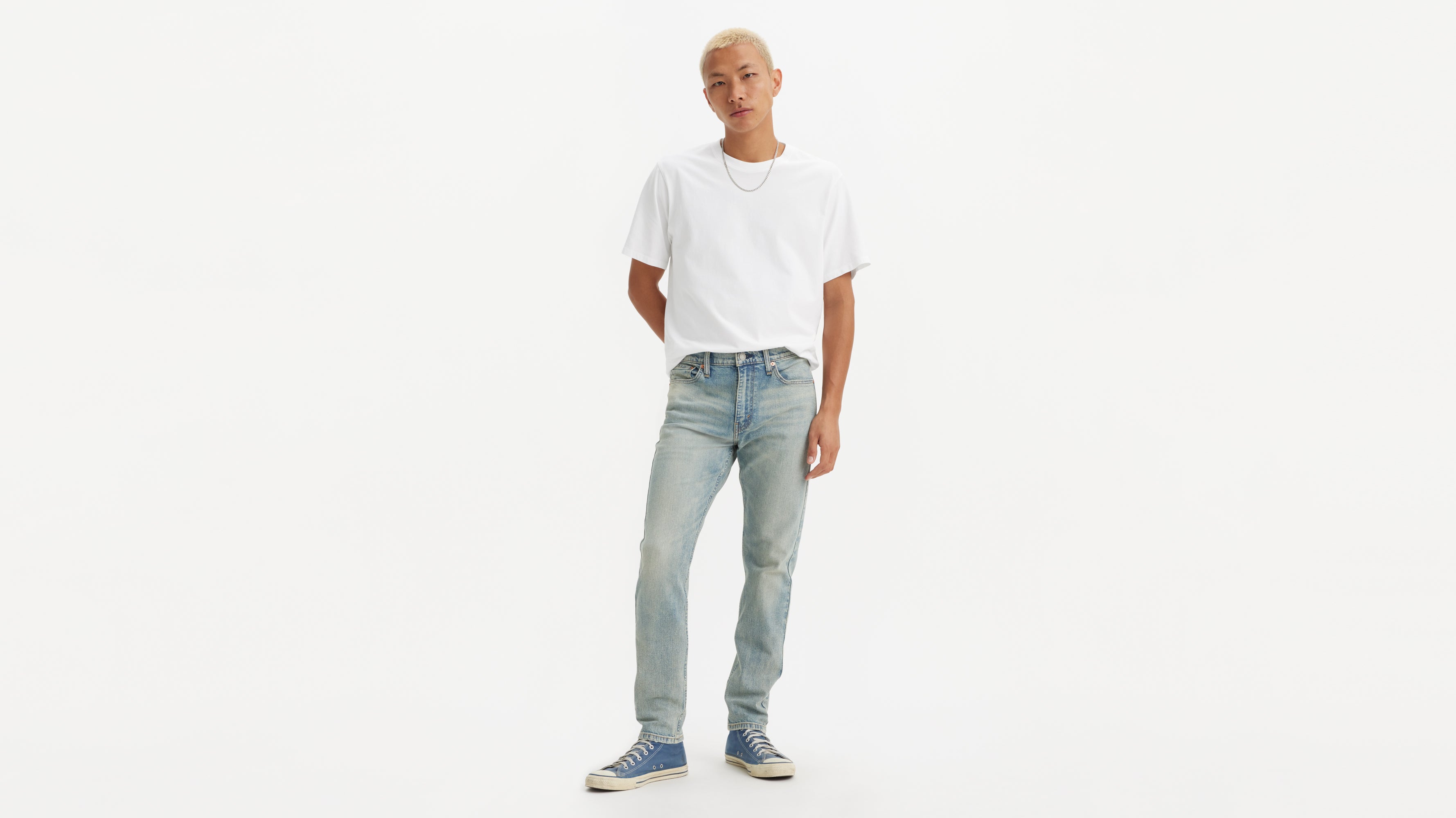 Levi s Men s 510 Skinny Jeans In Med Indigo Worn In