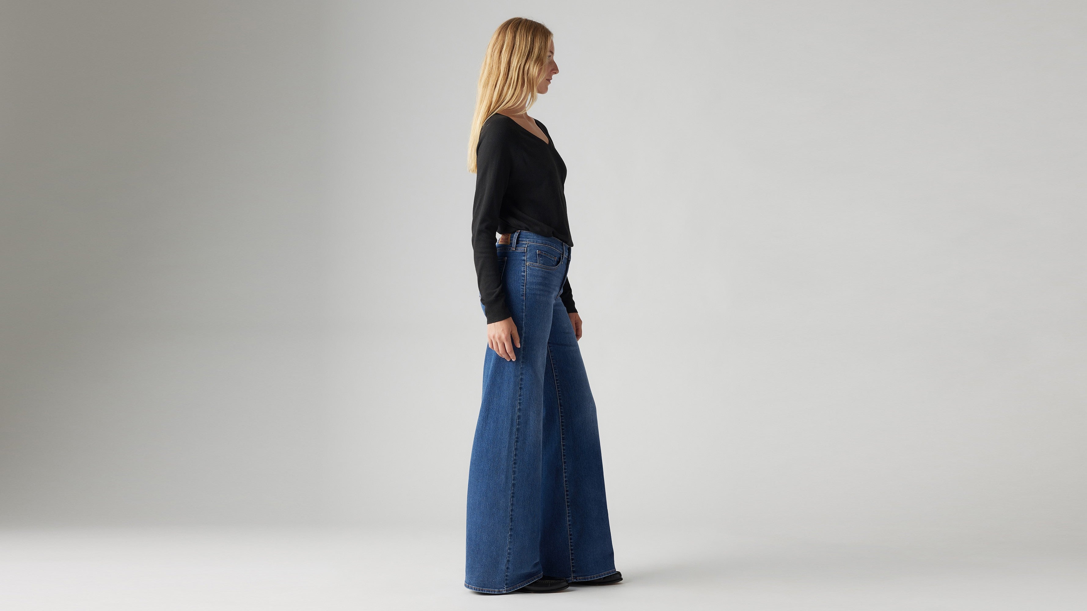 Wide leg levis for womens on sale