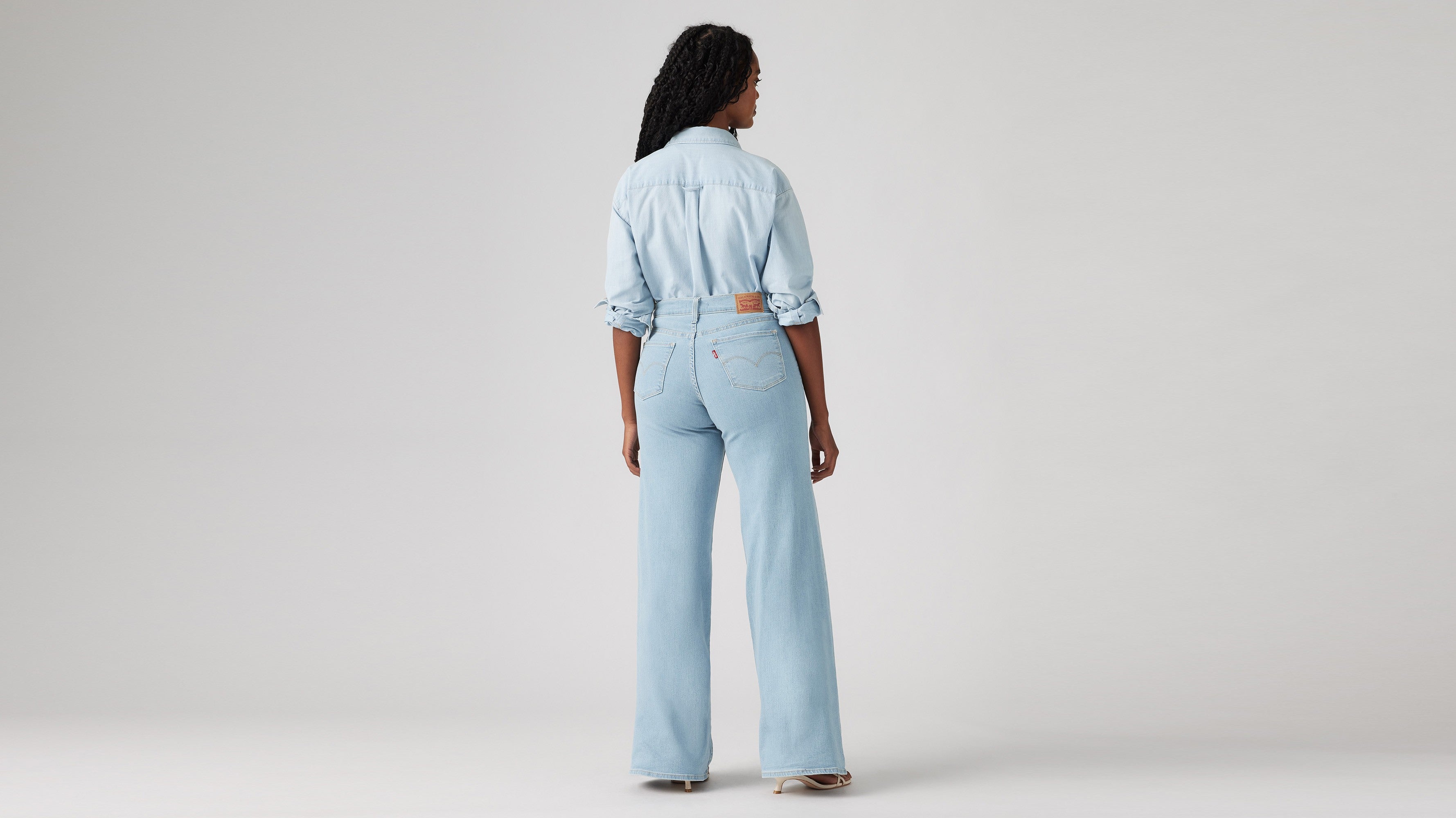 Wide leg levis for womens new arrivals