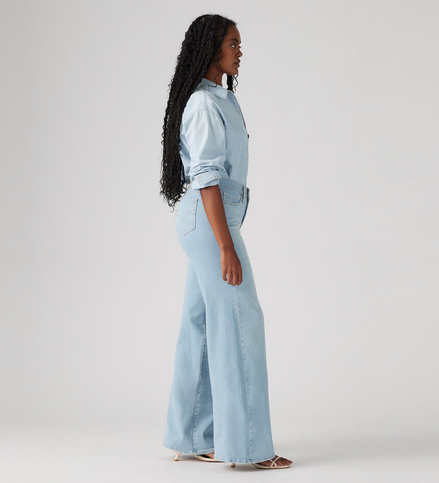 Main 3 - Levi's® Women's 318 Shaping Wide Leg Jeans - 001PZ0004