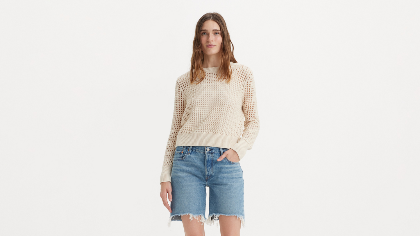 Levi's® Women's Superbloom Crochet Long-Sleeve Top