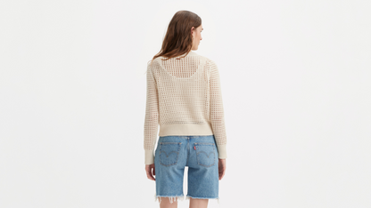 Levi's® Women's Superbloom Crochet Long-Sleeve Top