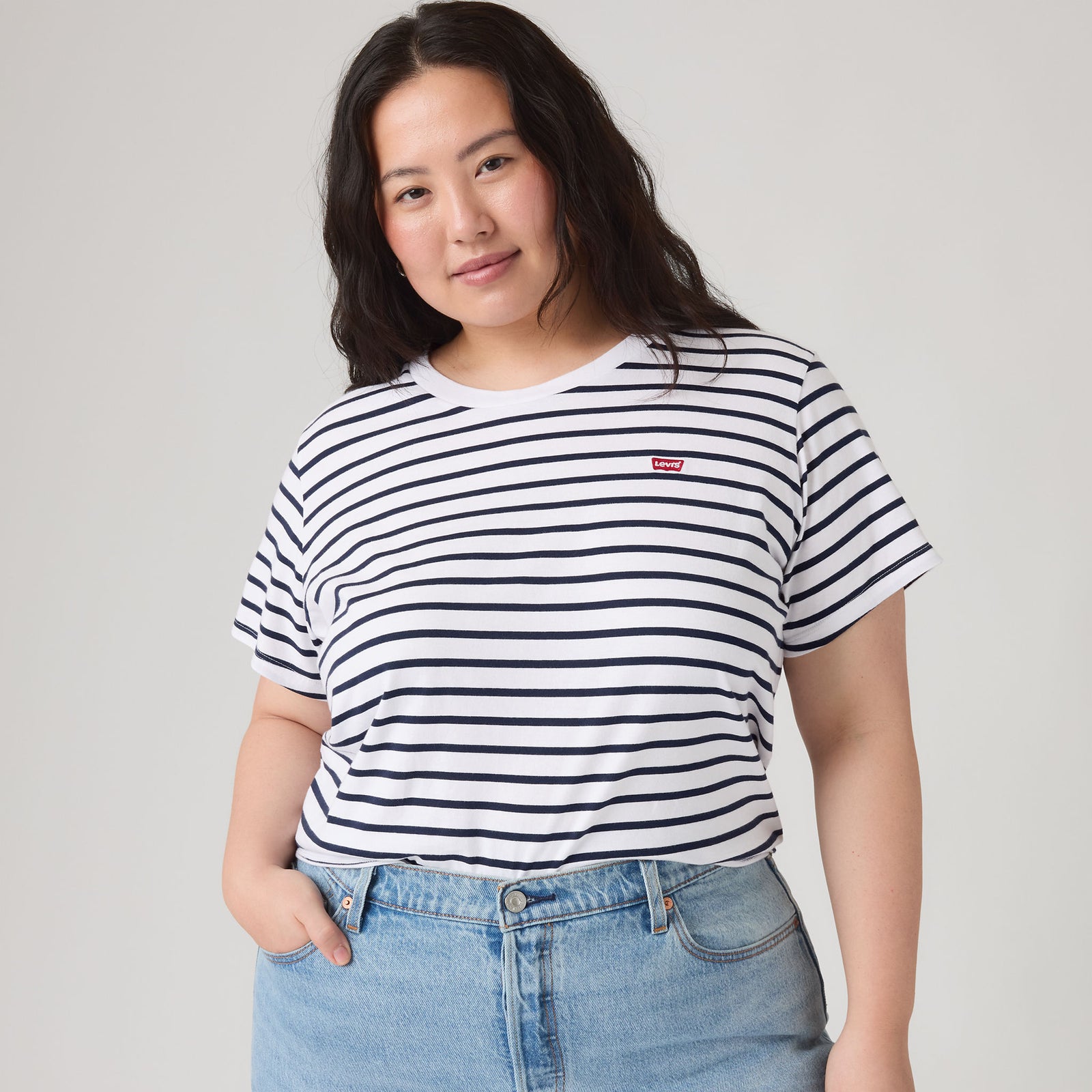 Main 1 - Levi's® Women's Perfect T-Shirt (Plus Size) - 734780065