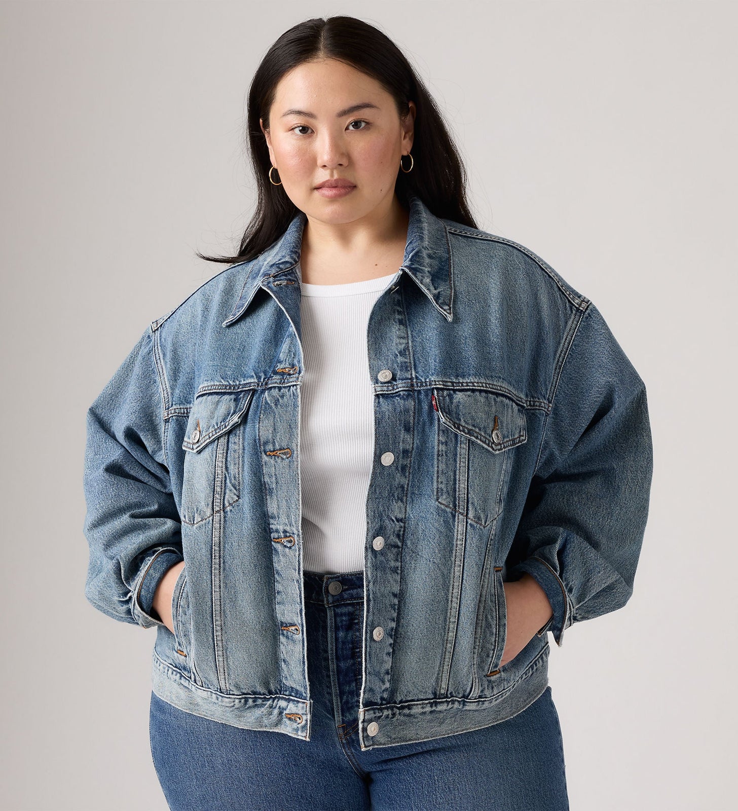 Main 3 - Levi's® Women's '90s Trucker Jacket (Plus Size) - A19920009