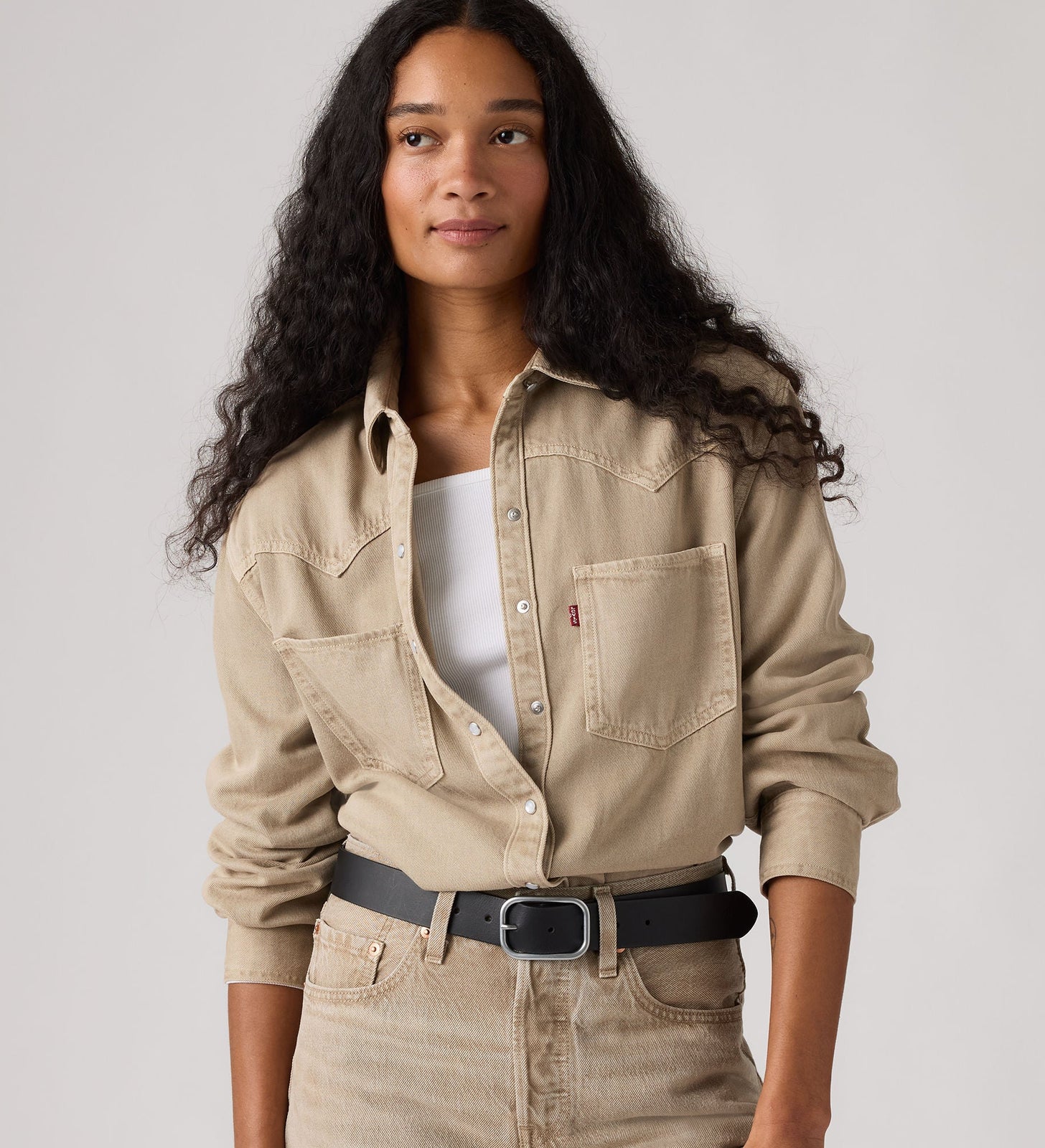 Main 3 - Levi's® Women's Teodora Western Shirt - A72440081