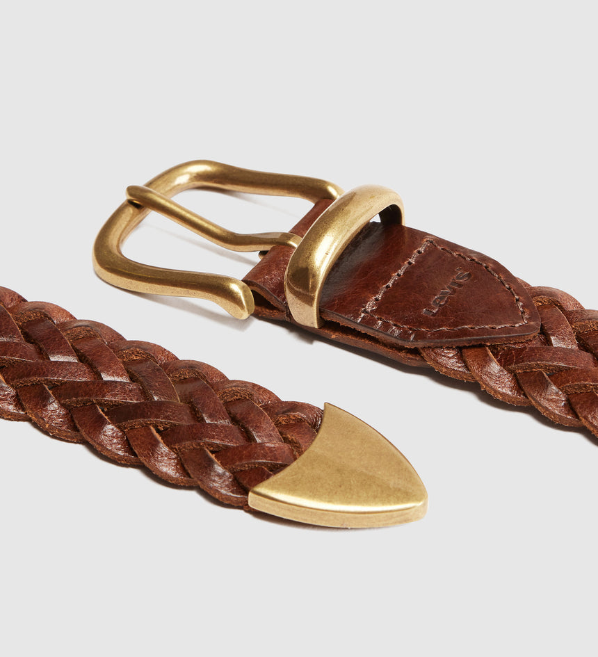 Main 3 - Levi's® Men's Western Braid Belt - 005D60000
