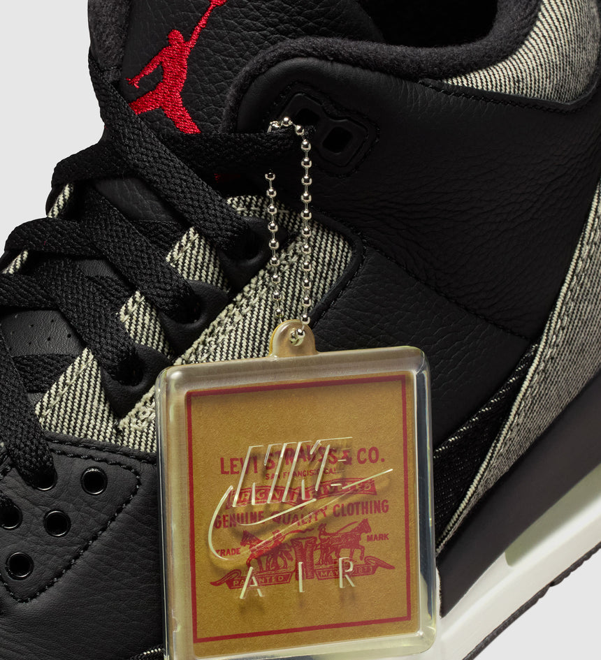 Main 7 - Air Jordan 3 x Levi’s®
Black Denim Sneakers - 008M80000