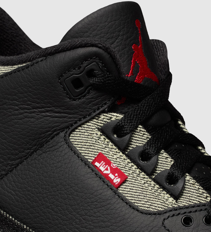 Main 6 - Air Jordan 3 x Levi’s®
Black Denim Sneakers - 008M80000