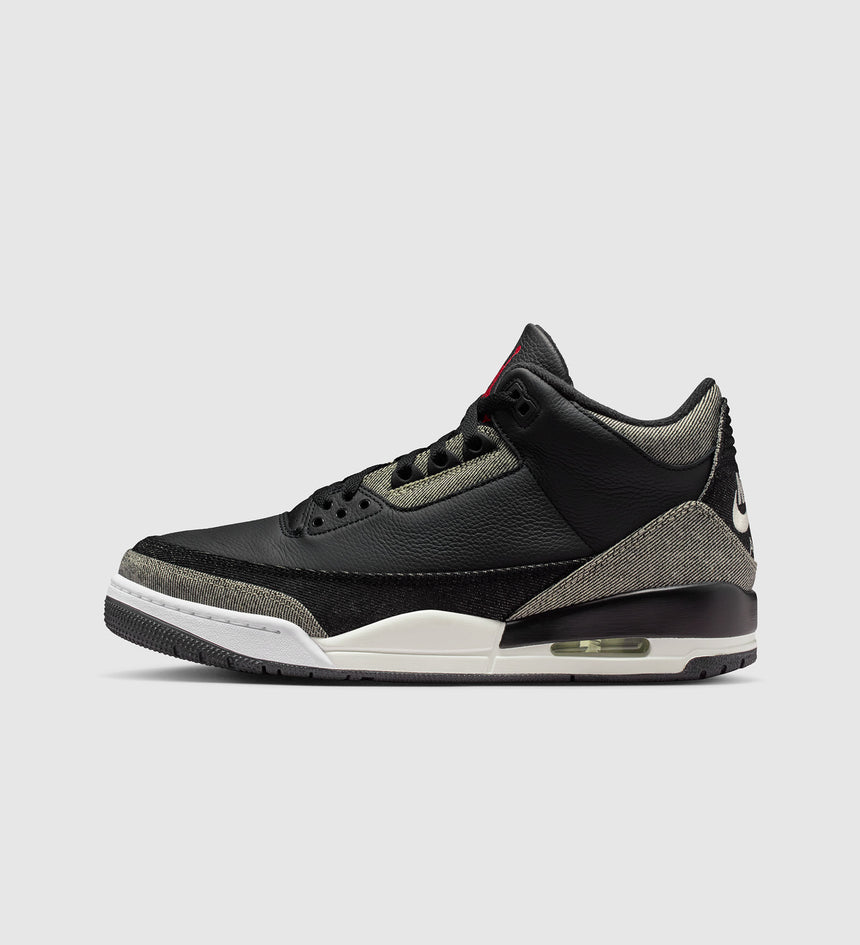 Main 8 - Air Jordan 3 x Levi’s®
Black Denim Sneakers - 008M80000