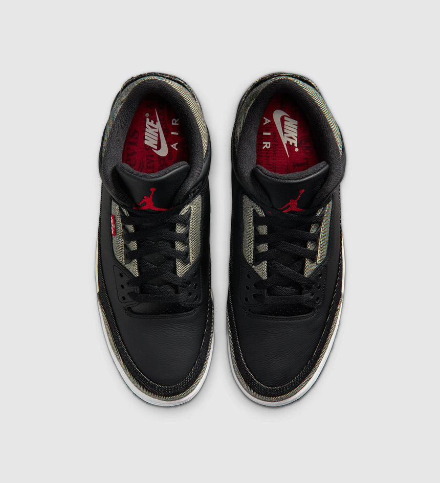 Main 2 - Air Jordan 3 x Levi’s®
Black Denim Sneakers - 008M80000