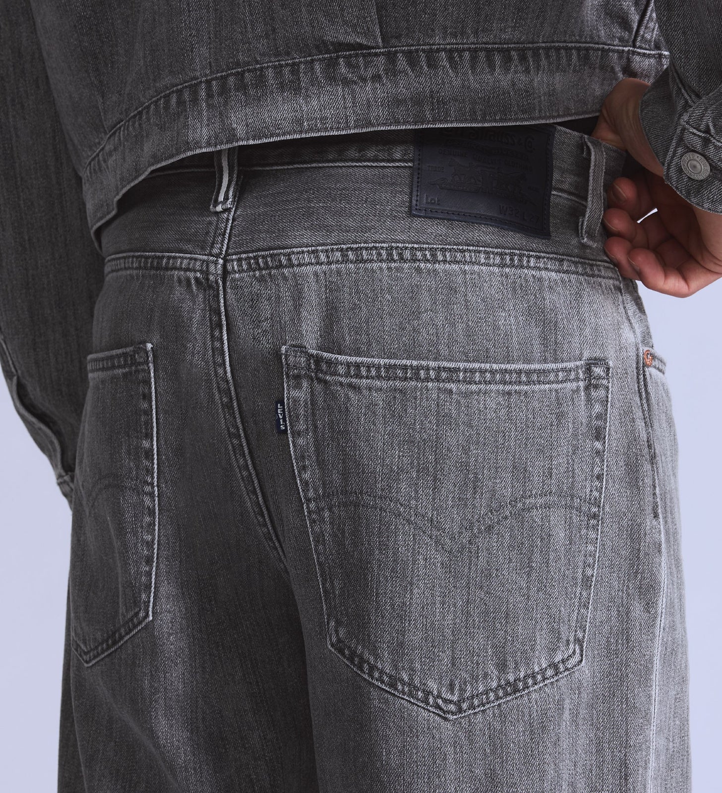 Main 6 - Levi's® Blue Tab™ Men's Marker Selvedge Loose Jeans - 001LN0004