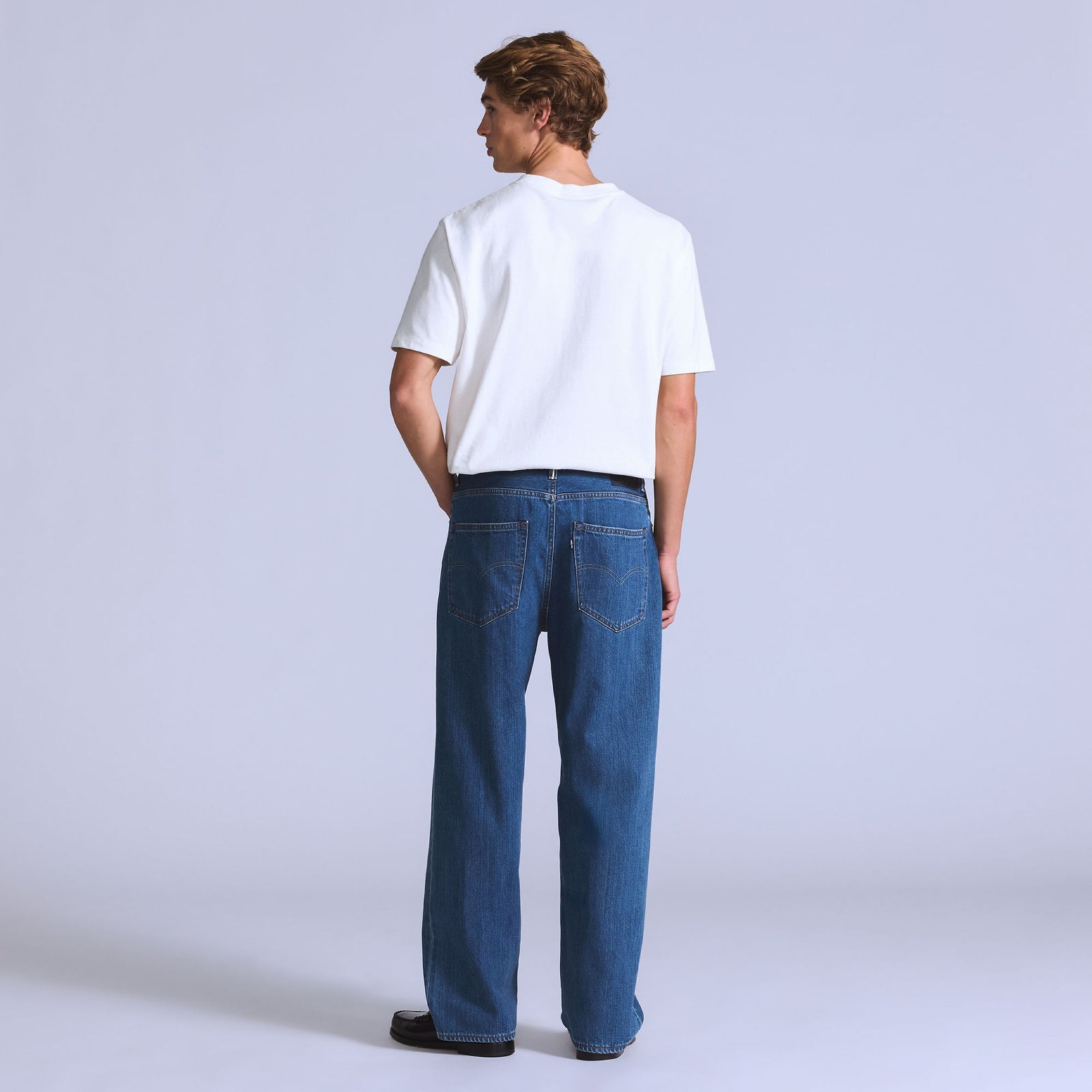 Main 4 - Levi's® Blue Tab™ Men's Marker Selvedge Loose Jeans - 001LN0007
