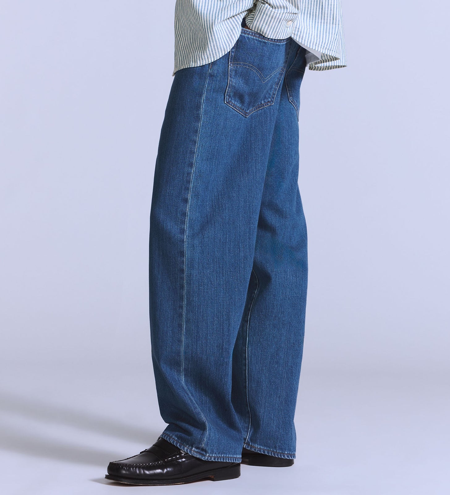 Main 6 - Levi's® Blue Tab™ Men's Marker Selvedge Loose Jeans - 001LN0007