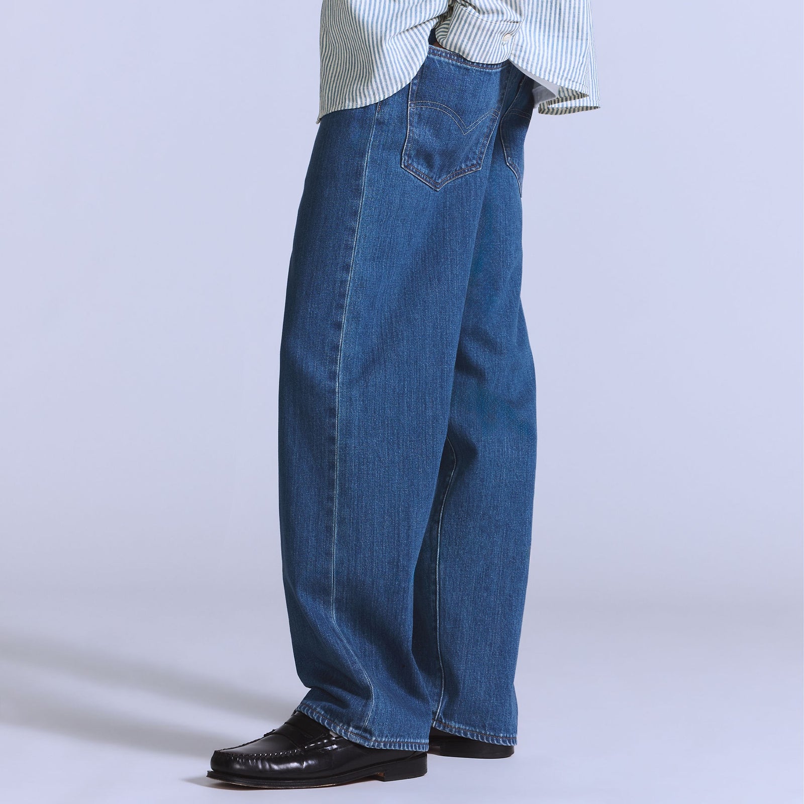 Main 6 - Levi's® Blue Tab™ Men's Marker Selvedge Loose Jeans - 001LN0007