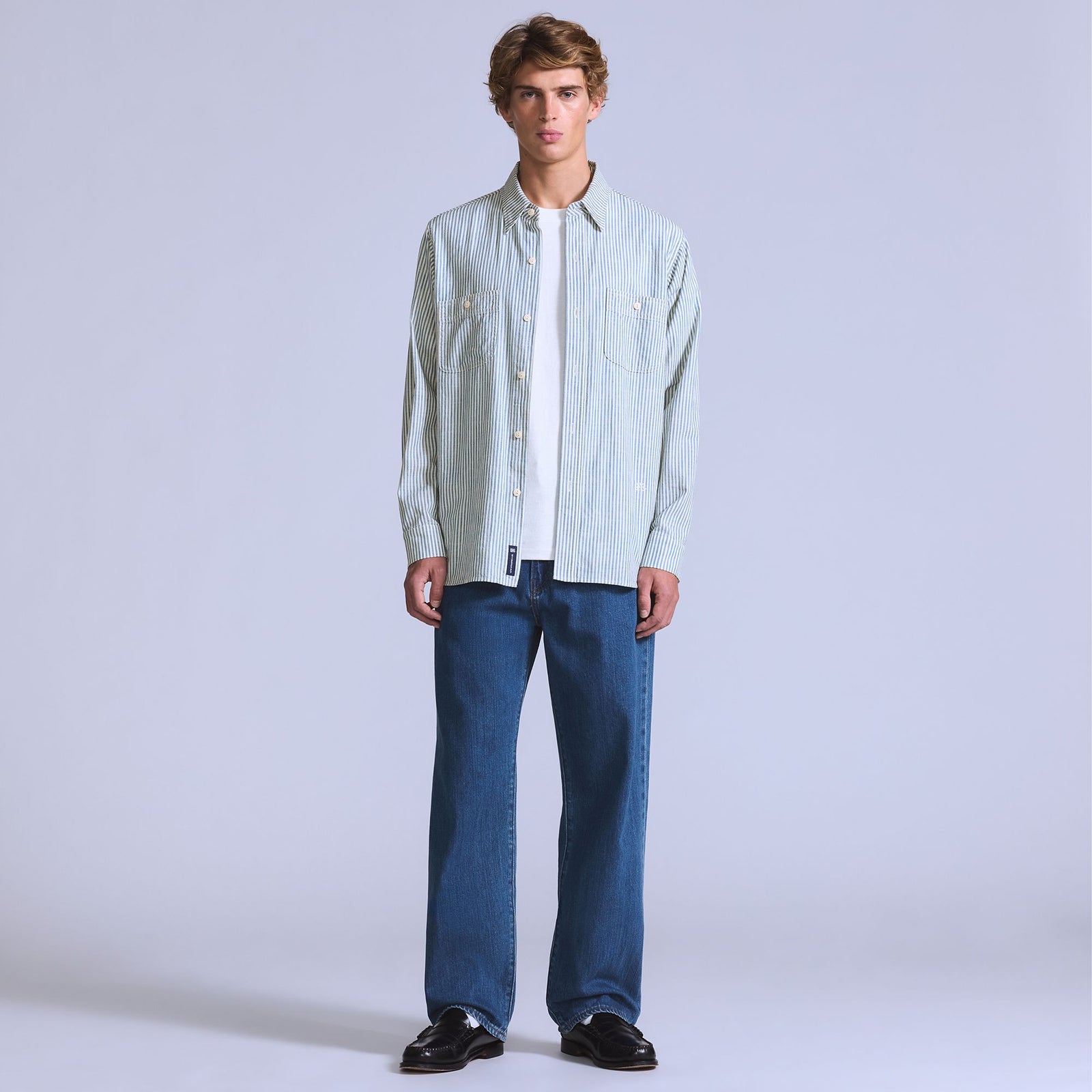 Main 5 - Levi's® Blue Tab™ Men's Marker Selvedge Loose Jeans - 001LN0007